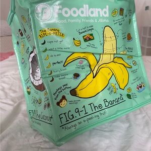 Foodland Banana Print Insulated Bag